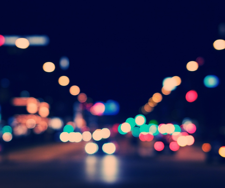 Ночная улица обои