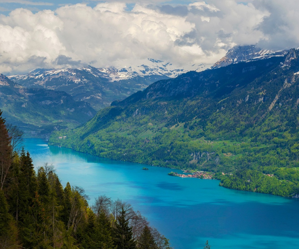 Горная река обои