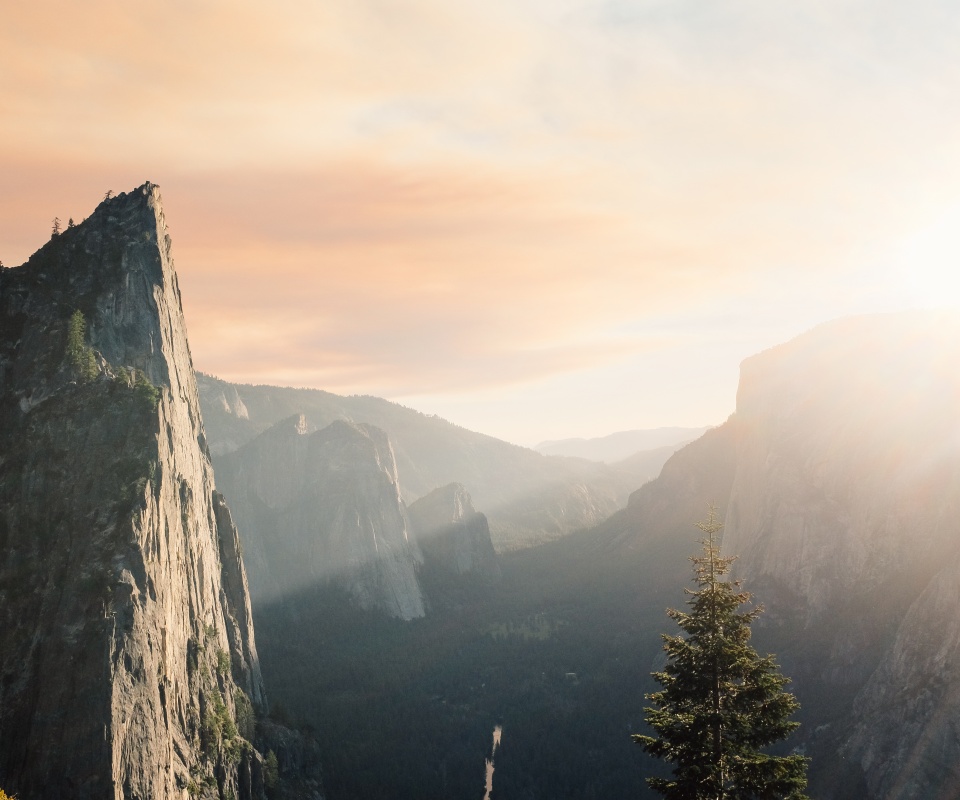 Горный пейзаж обои