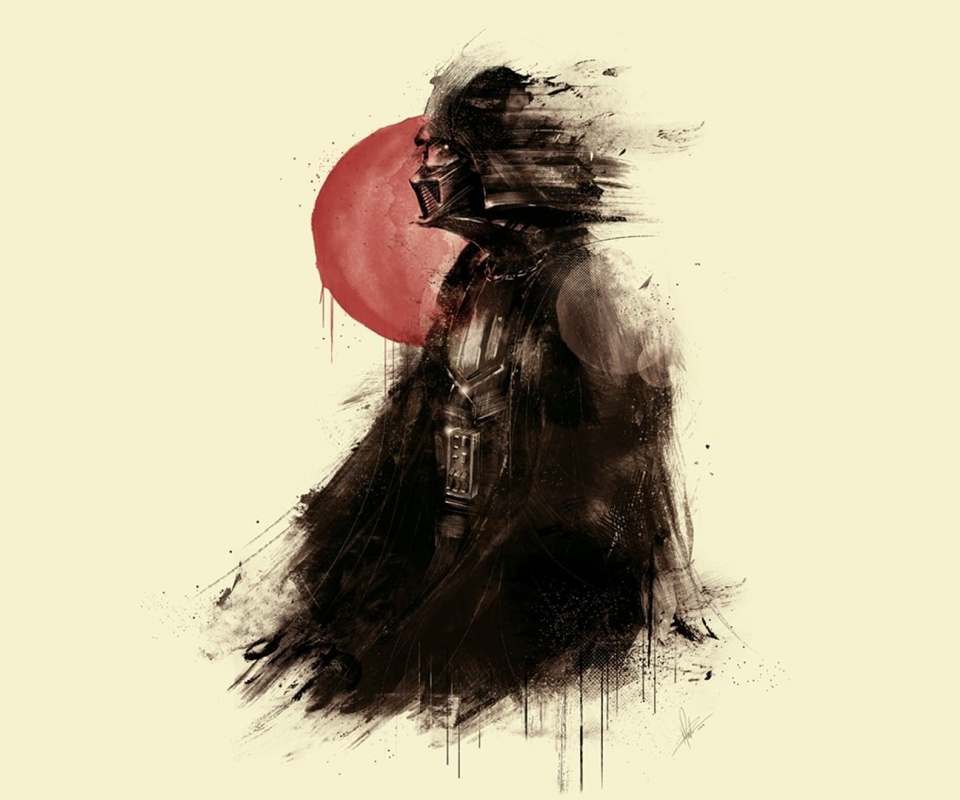 Арт с Дартом Вейдером обои