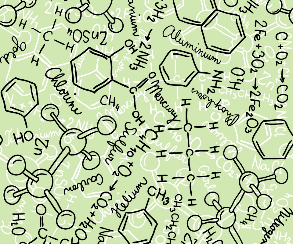 Химические формулы обои