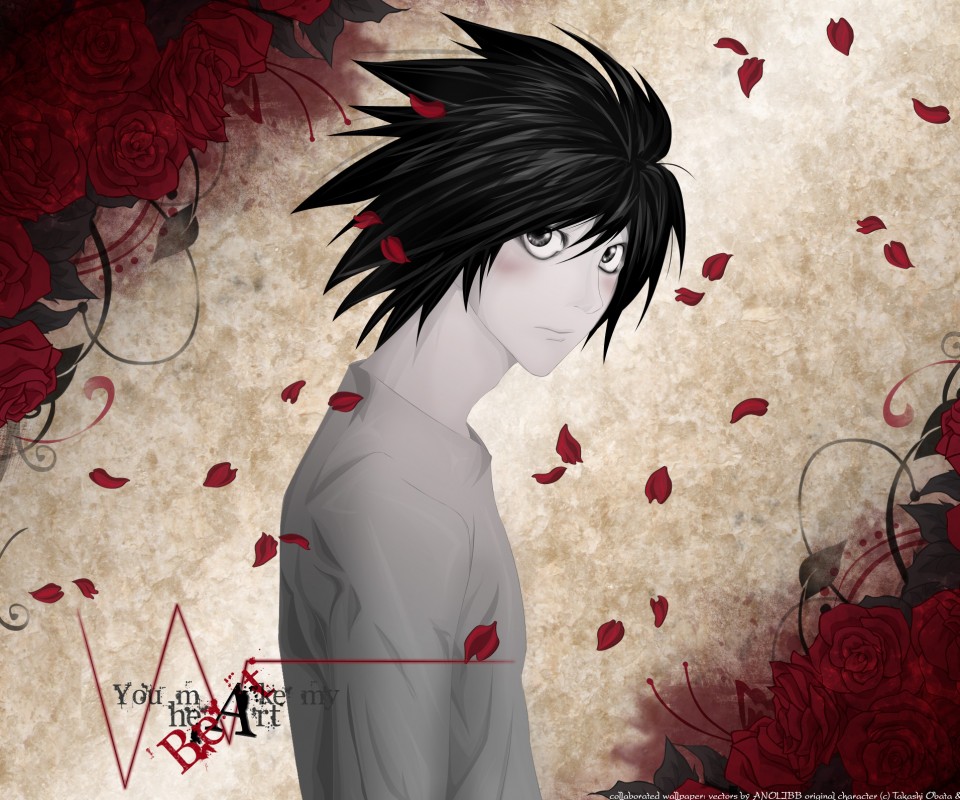 Тетрадь смерти, фанарт обои