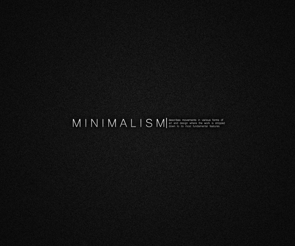 Минимализм обои