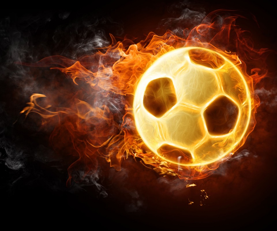 Огненный мяч обои