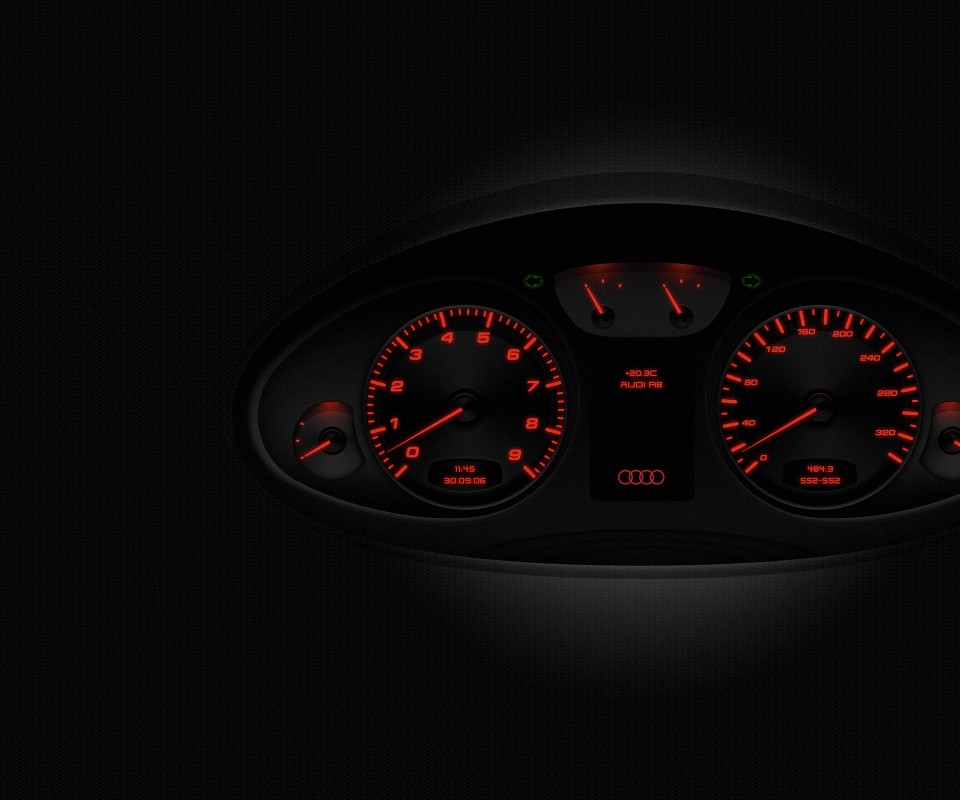 Приборная панель Audi обои