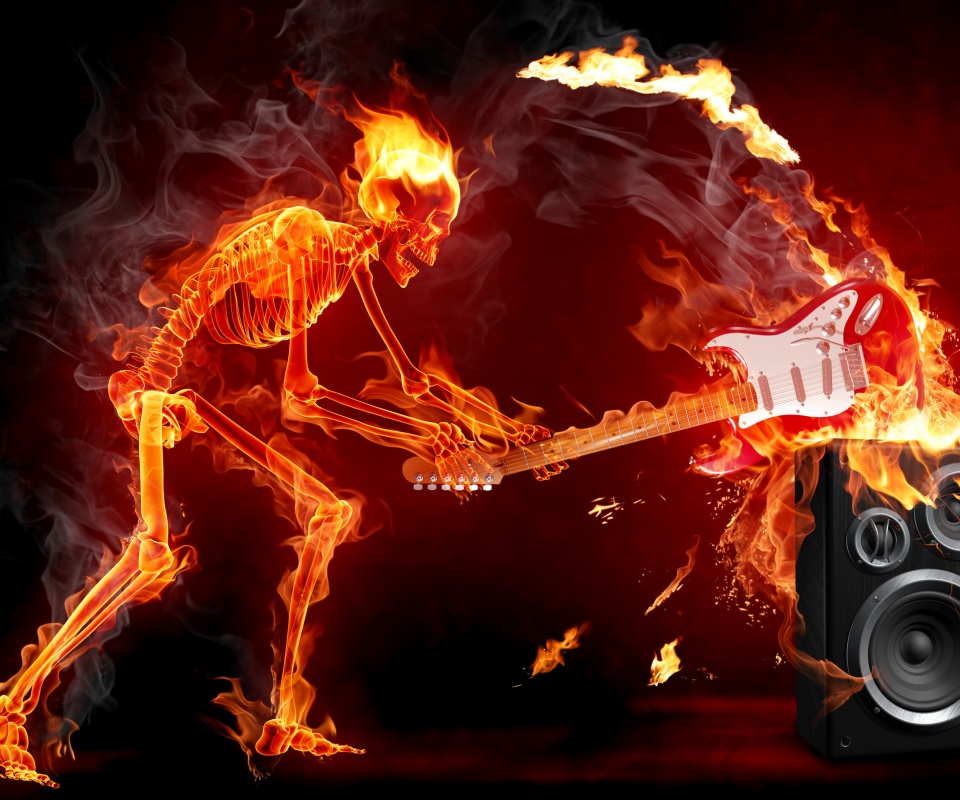 Музыка, пробирающая до костей обои