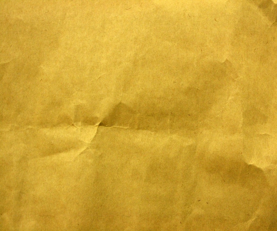 Текстура мятой желтой бумаги обои