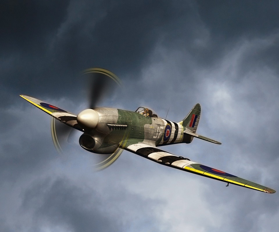 Истребитель времён Второй Мировой Войны обои