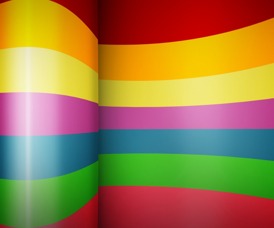 Радужные полосы обои
