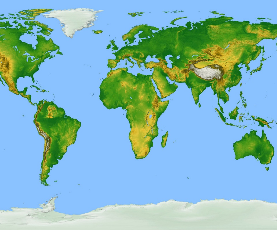 Карта мира обои