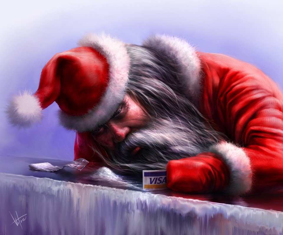 Плохой Санта обои