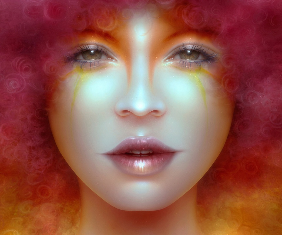 Карамельное личико обои