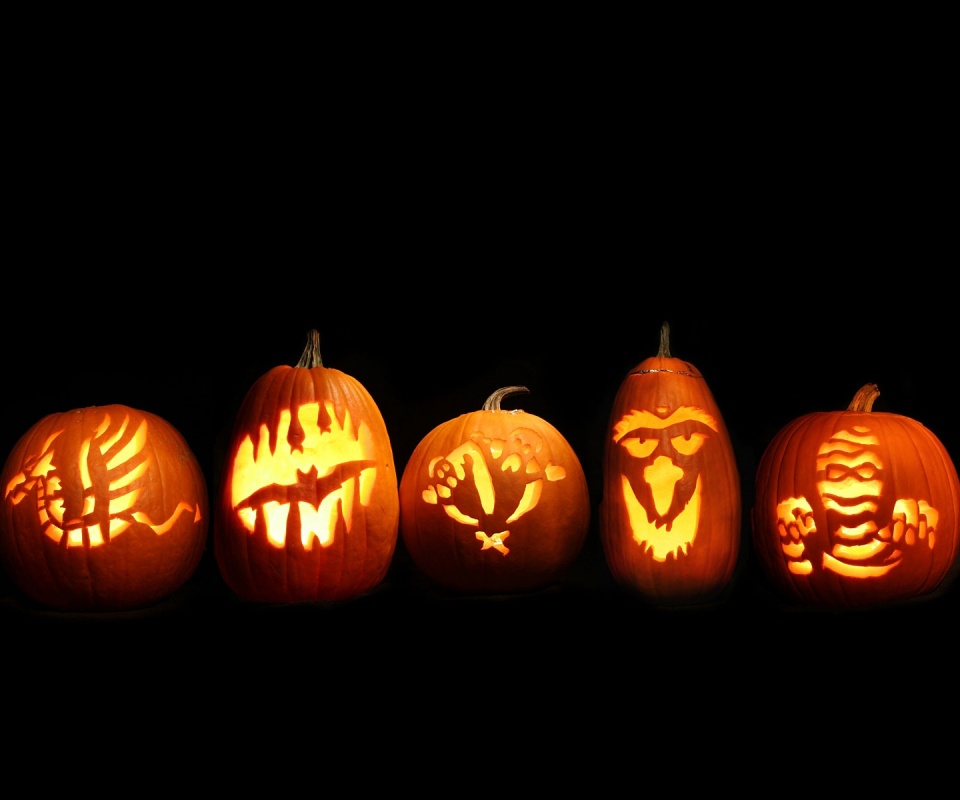 Тыквы на Хэллоуин обои