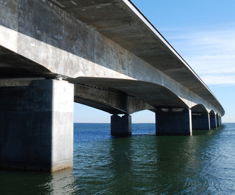 Опоры моста обои