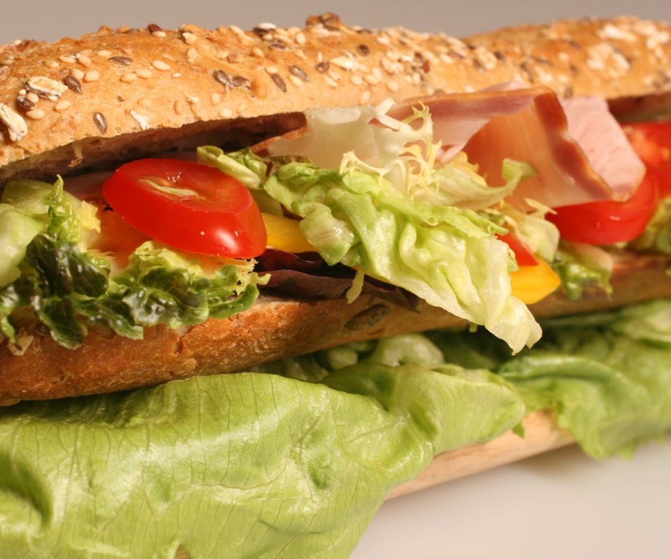 Вкусный сэндвич обои