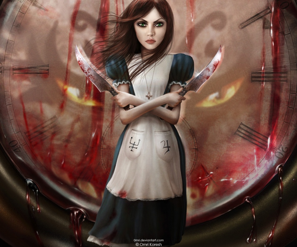 Алиса гроза страны чудес обои