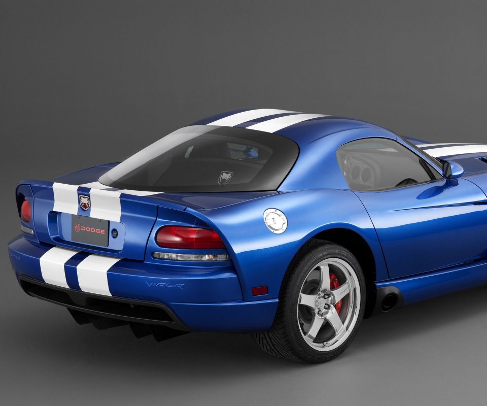 Синий Dodge Viper обои