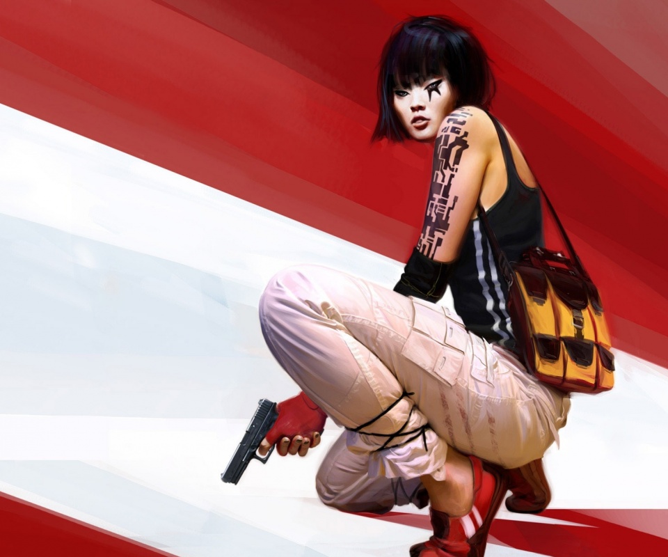 Фейт с пистолетом обои