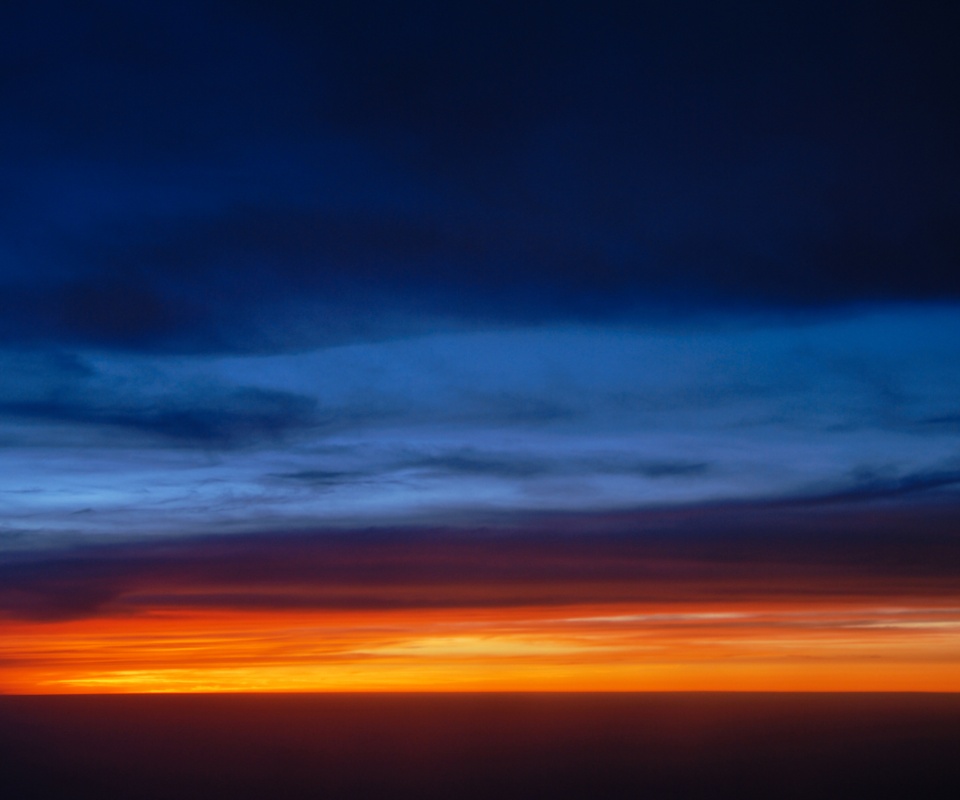 Закатное небо обои