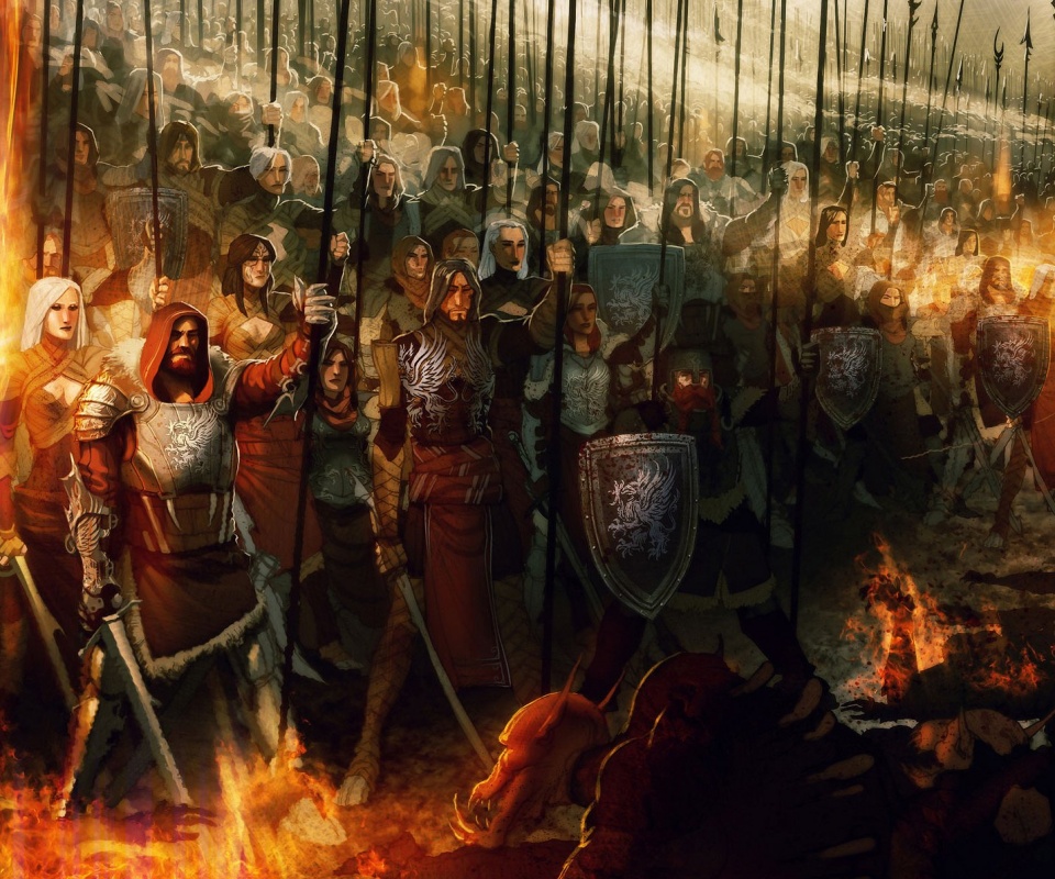 Борьба против порождений тьмы обои