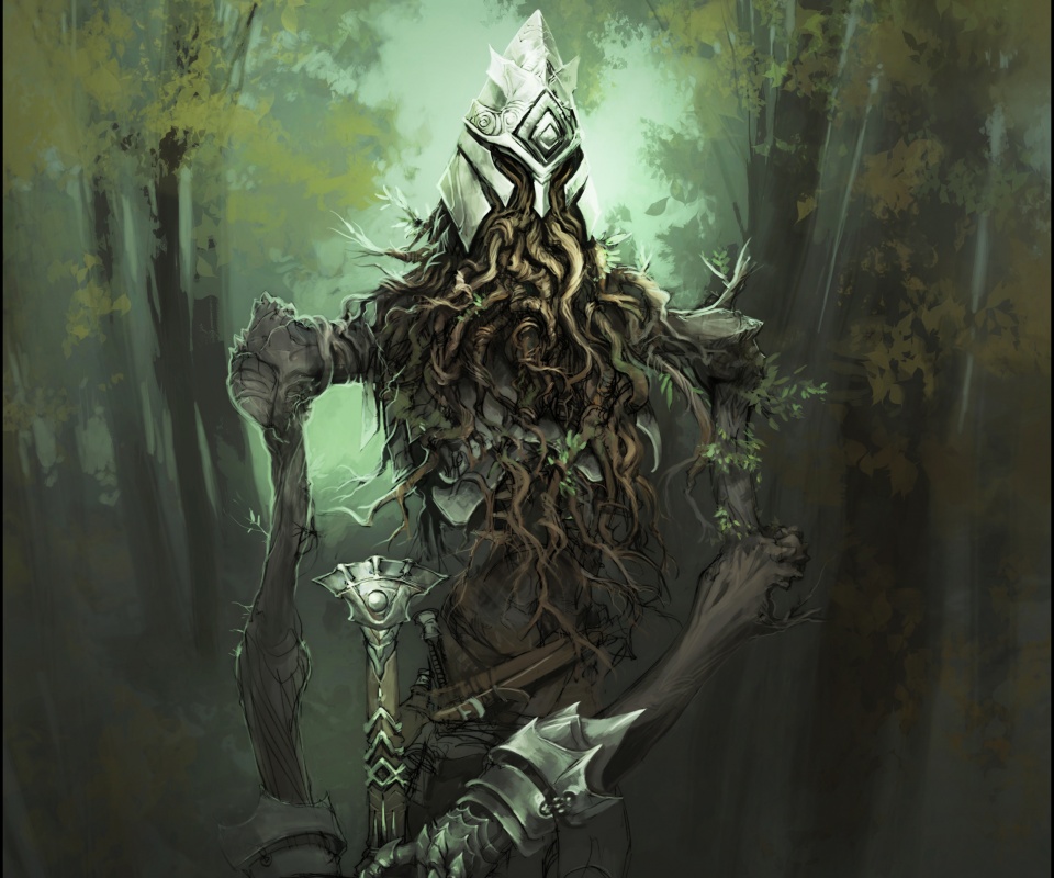 Зеленый король обои