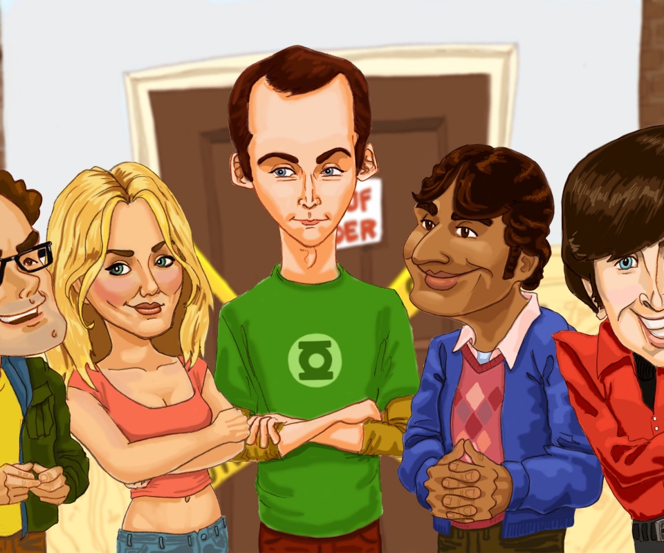 Теория большого взрыва (рисунок) обои