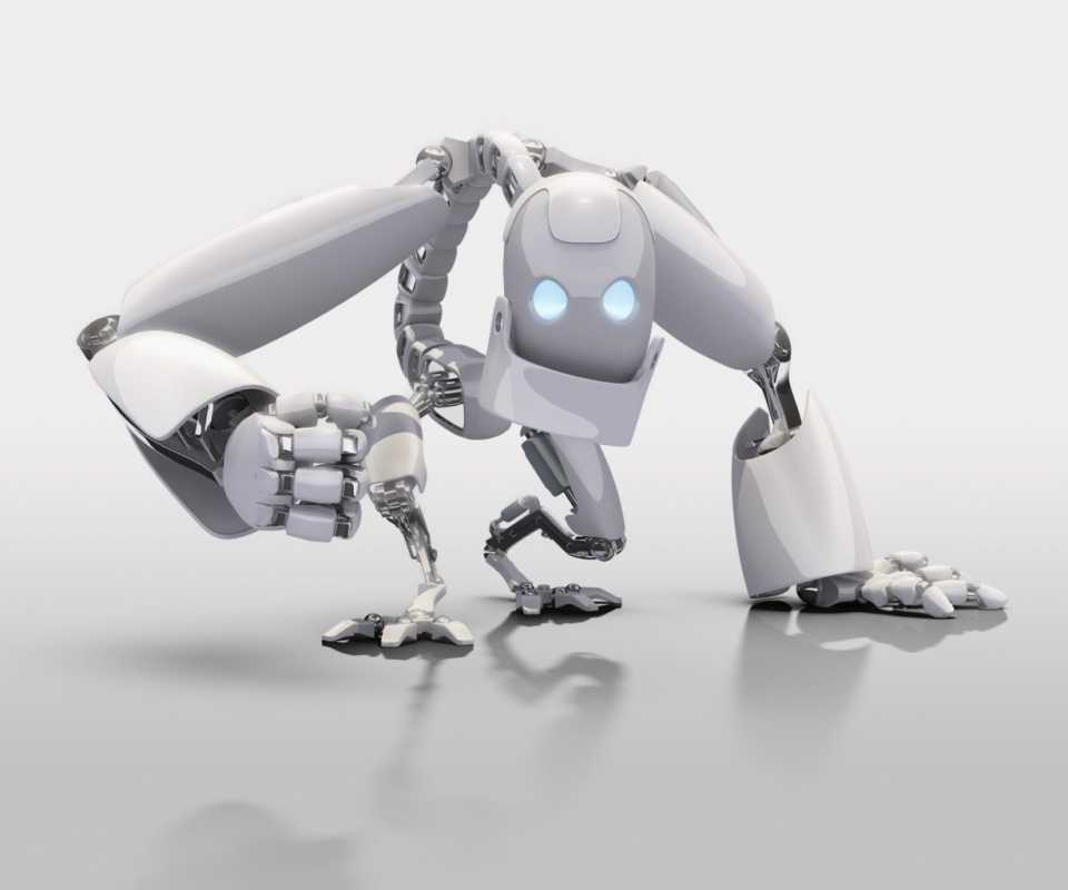 Крадущийся робот обои