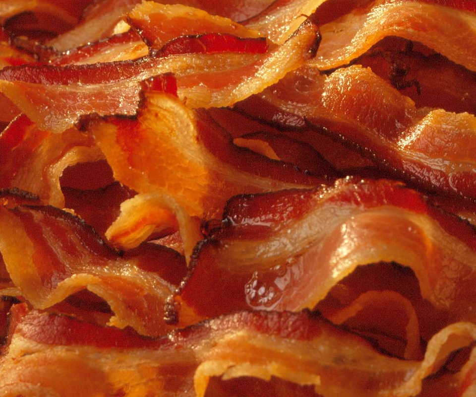 Вкусный жаренный бекончик обои