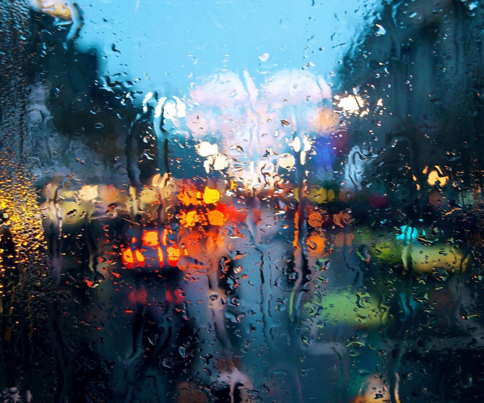 После дождя обои