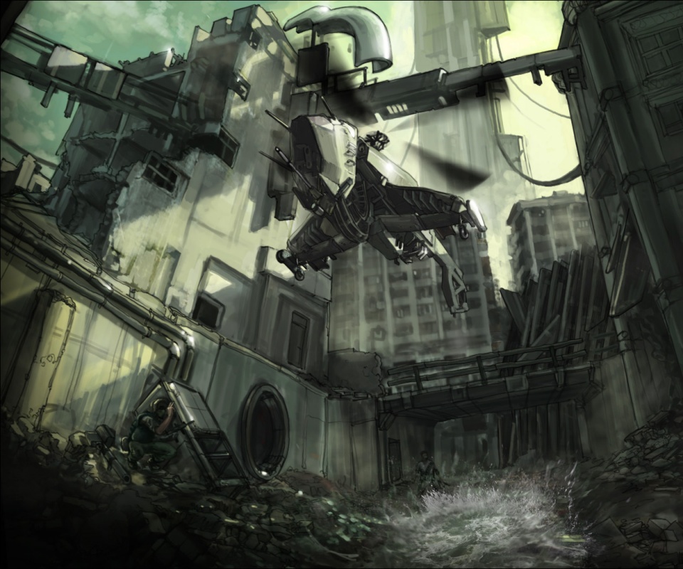 City 17 из Half Life обои