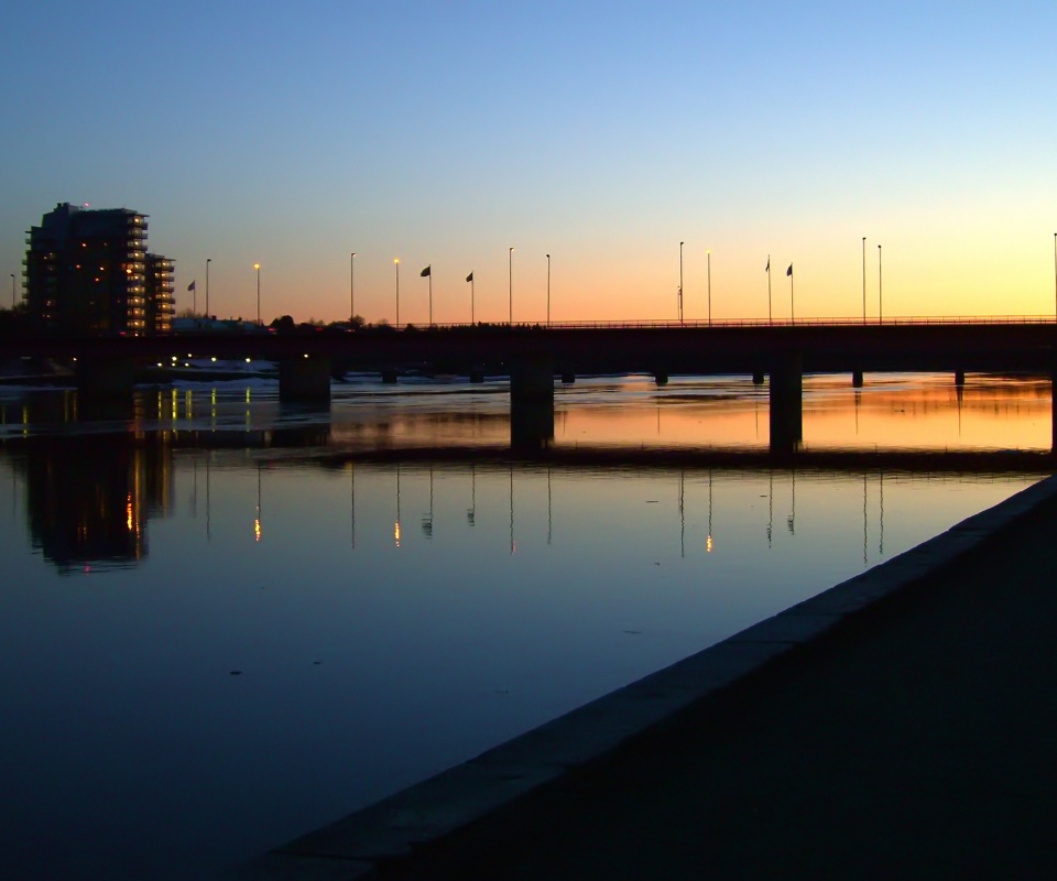 Живописный мост обои