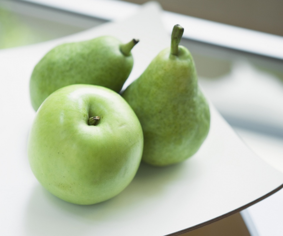 Яблоко и груши обои