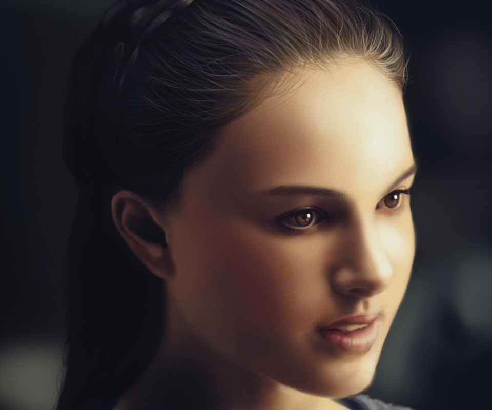 Лицо девушки обои