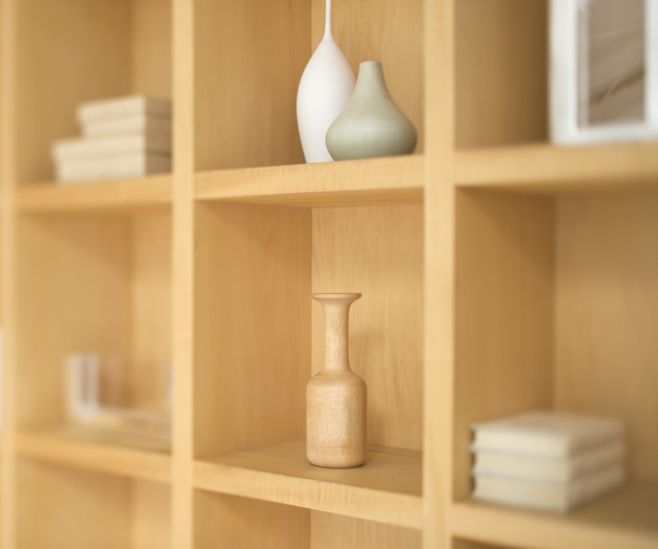 Вазы и книги обои