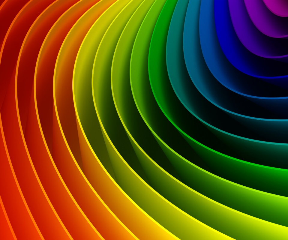 Радуга может быть такой обои