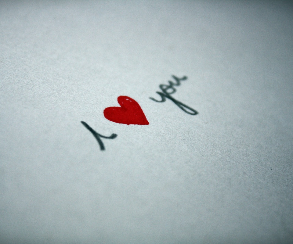I love you обои
