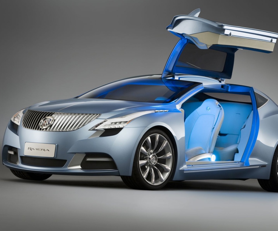 Buick Riviera с распахнутой дверцей обои