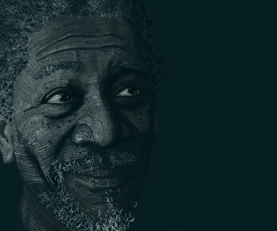 Морган Фриман — текстовый портрет обои