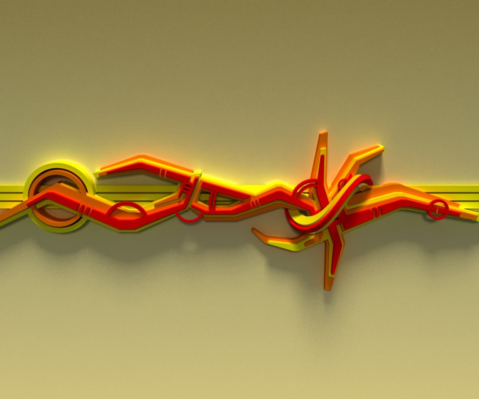 3D Граффити обои