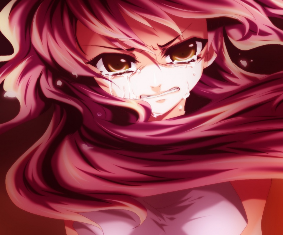 Девушка плачет обои