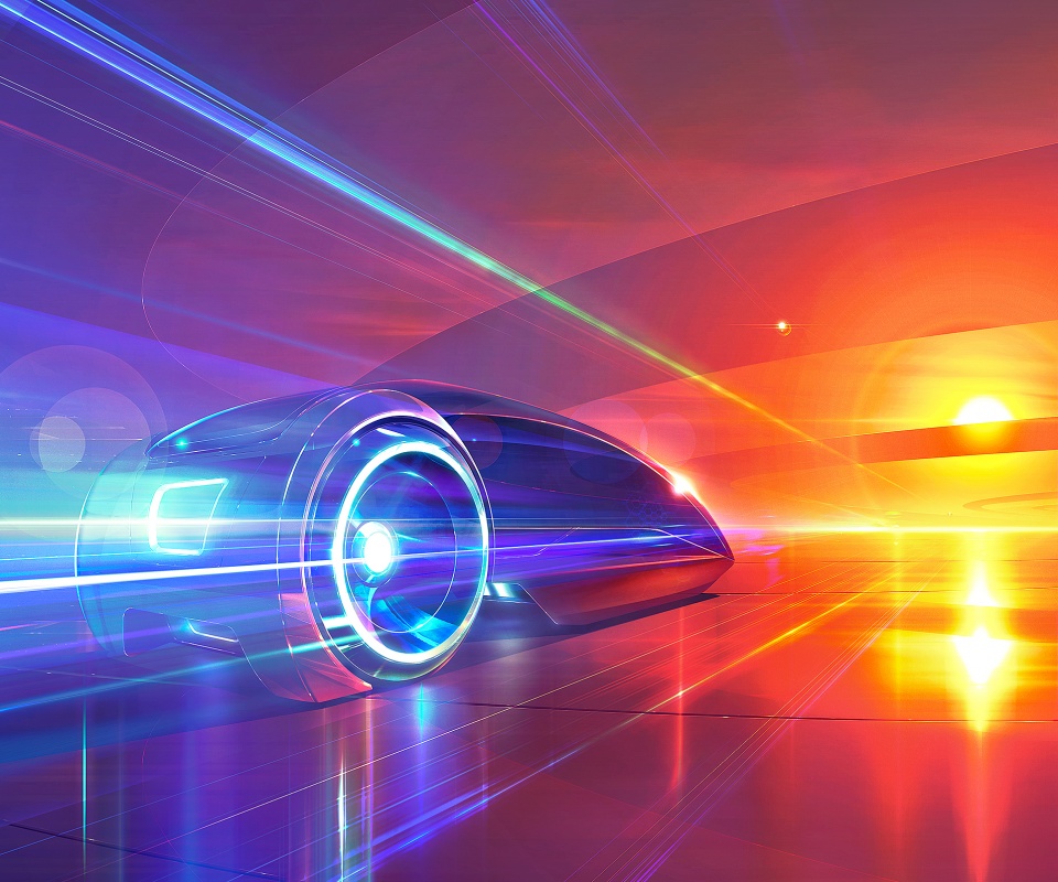 В закат обои