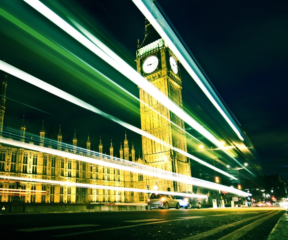 Лондон на скорости обои
