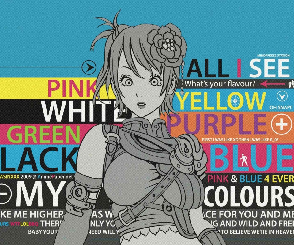 Раскрась её обои