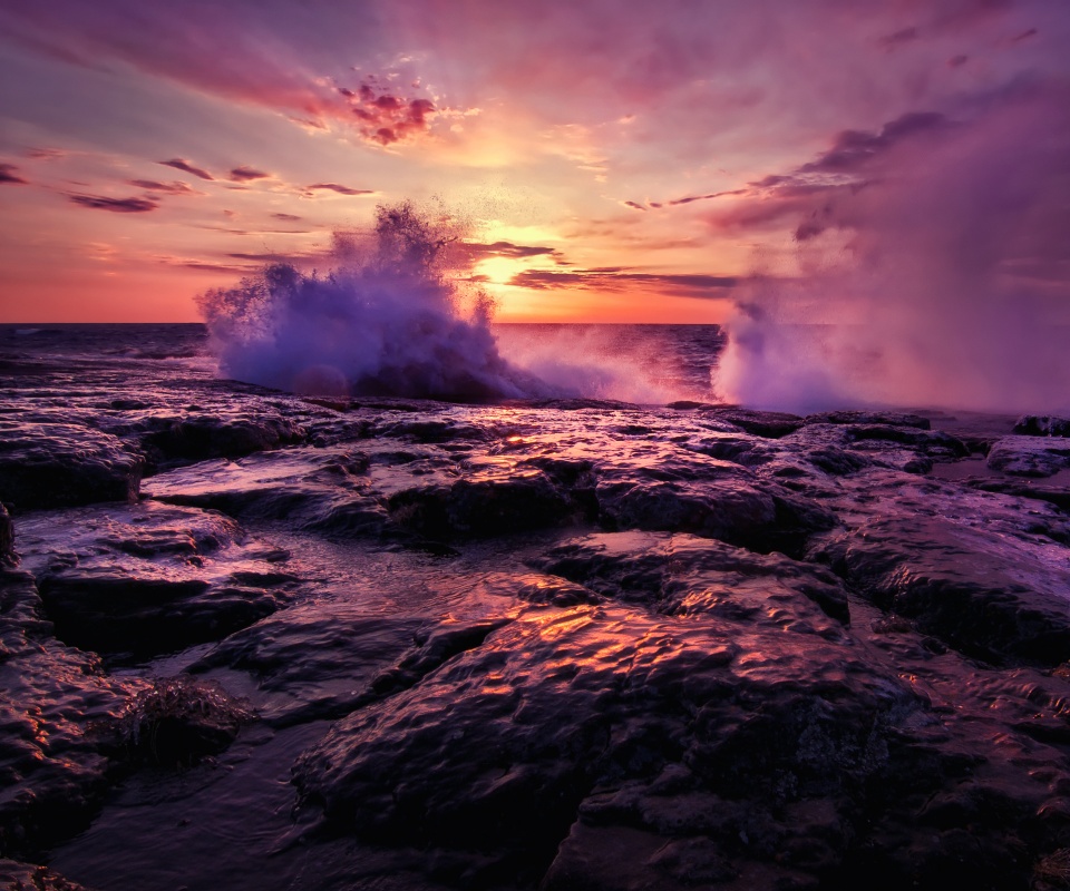 Потрясающие волны обои