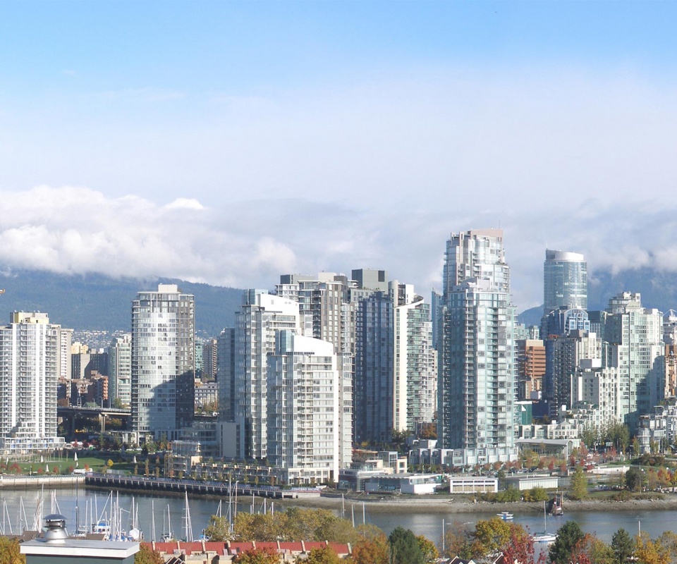 Панорама города обои