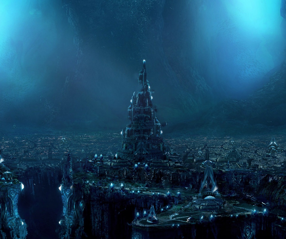 Подземный город обои