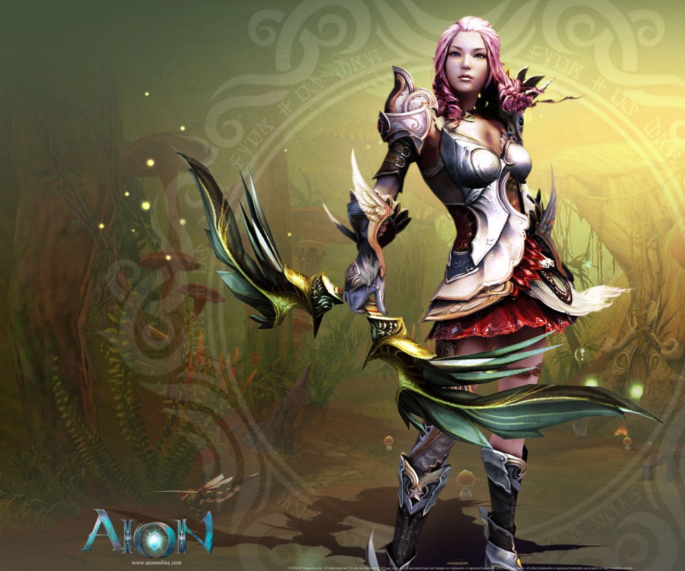 Лучница из Aion обои