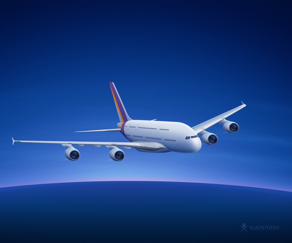 Аэробус А380 обои