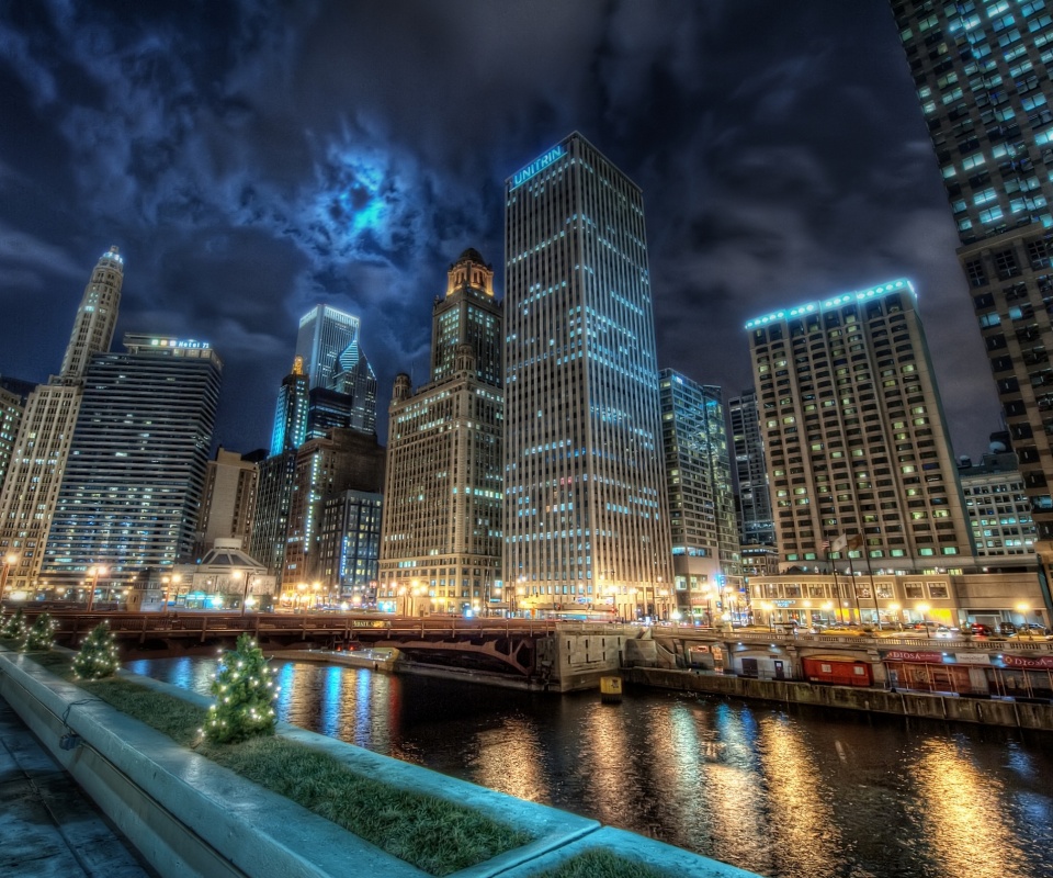 Потрясающий городской вид обои