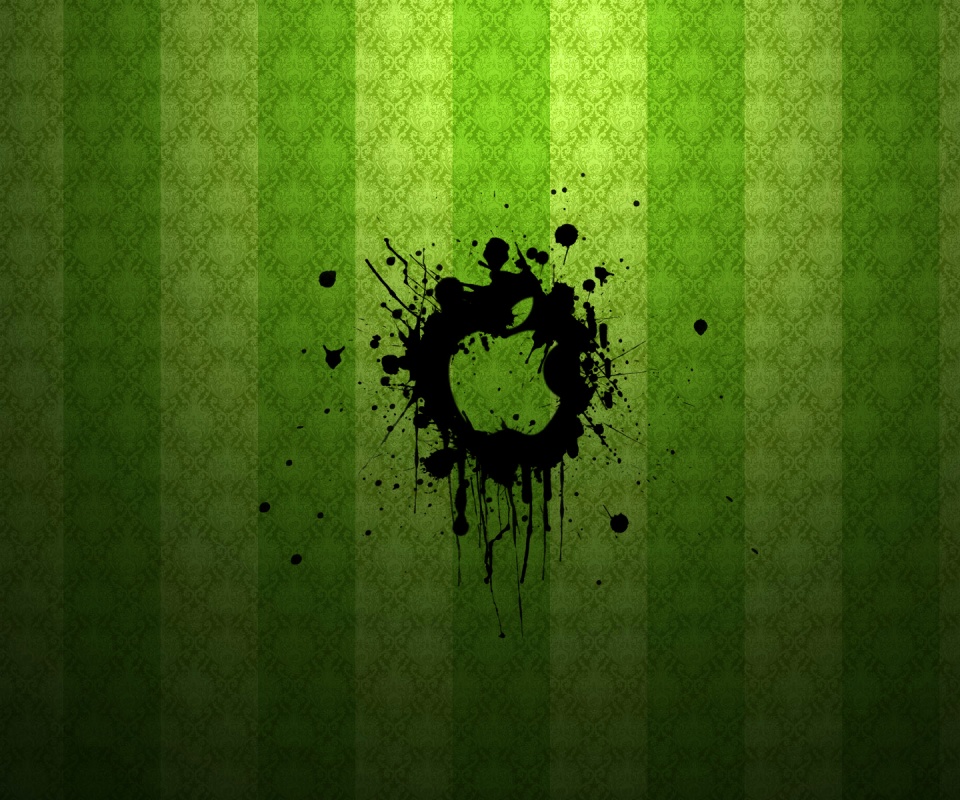 Логотип Apple на обоях обои